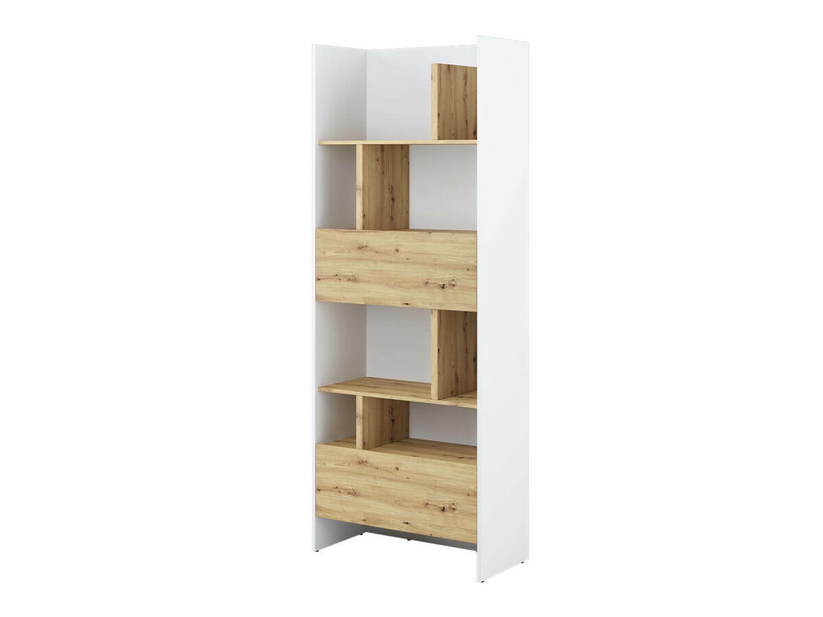 Étagère Concept Pro Lenart V (Blanc + Chêne Artisan)