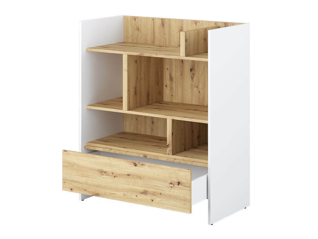 Étagère Concept Pro Lenart VIII (Blanc + Chêne Artisan)