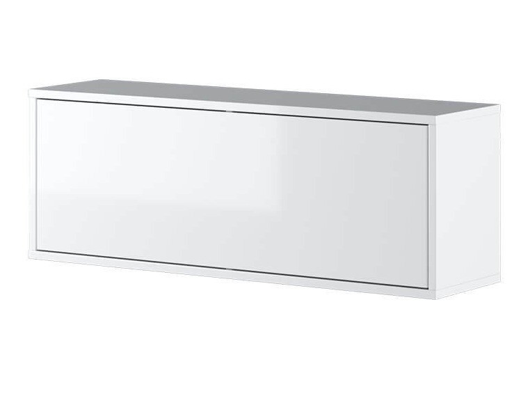 Armoire murale Concept Pro Lenart II (Blanc brillant + Blanc)