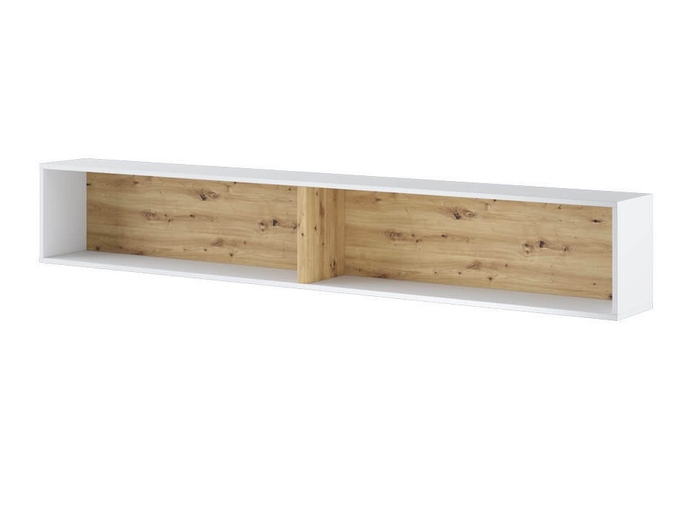 Étagère murale Concept Lenart III (Blanc + Chêne Artisan)