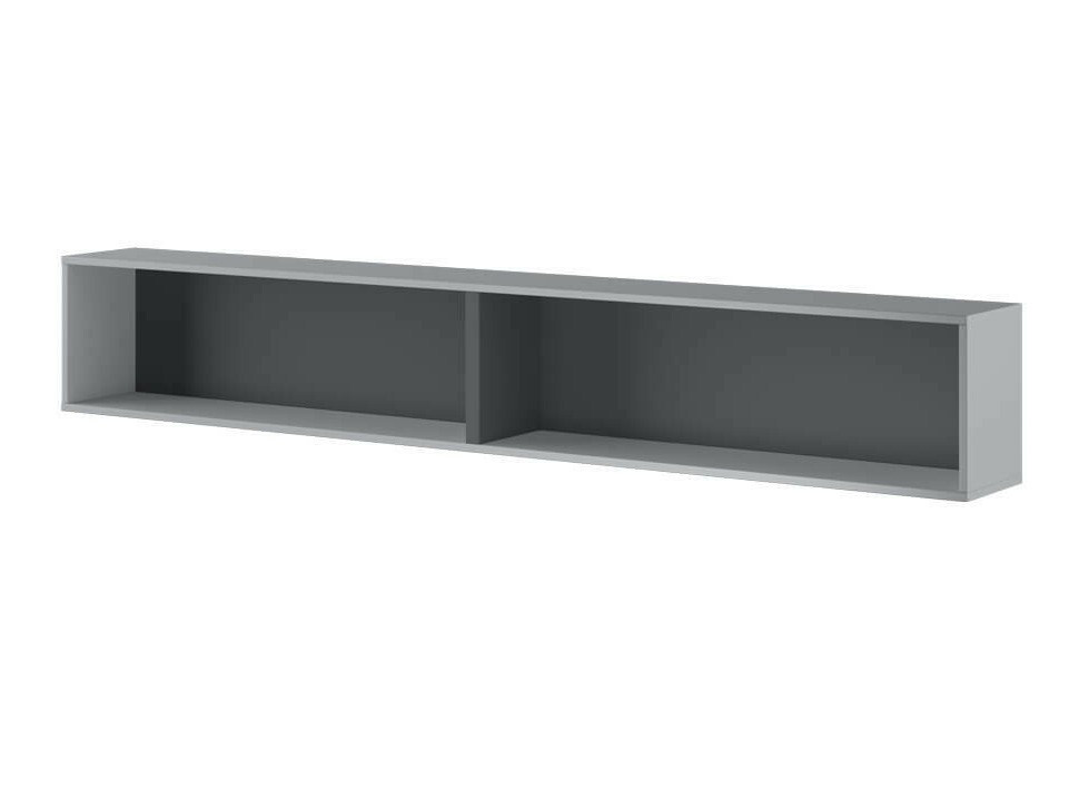 Étagère murale Concept Lenart III (Gris + Graphite)