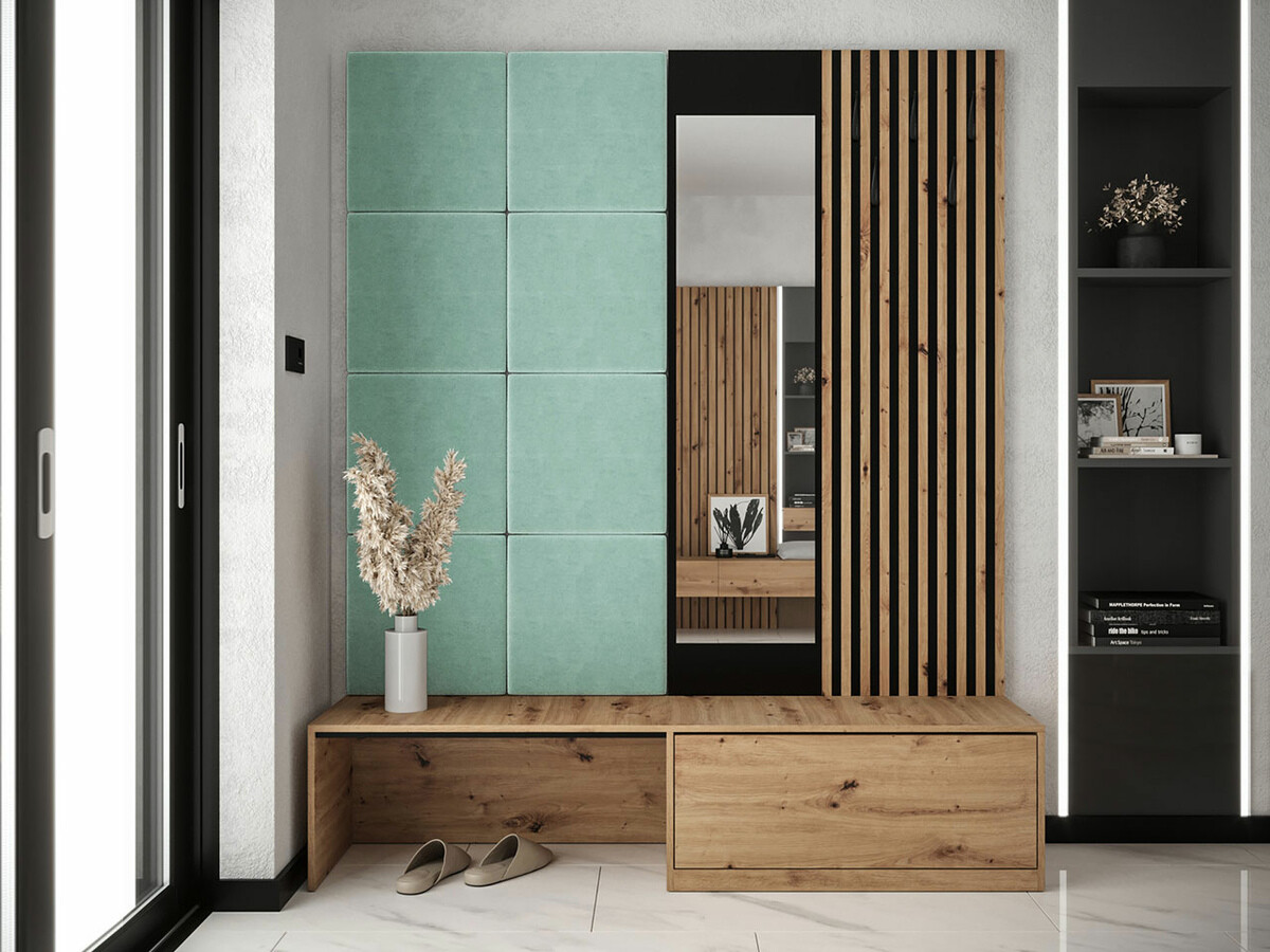 Meuble d'entrée Hartford 322 (Chêne Artisan + Manila 11)