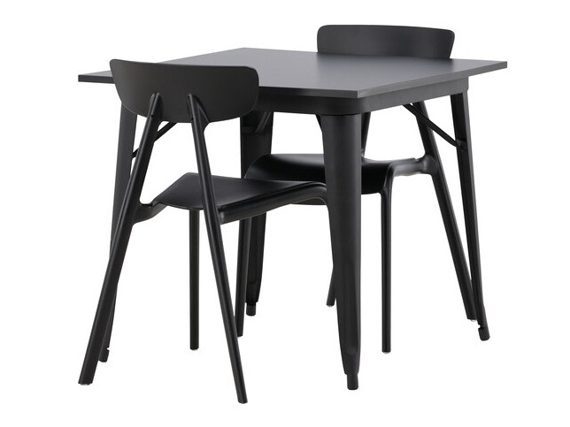Salle à manger complète Dallas 3896 (Noir)