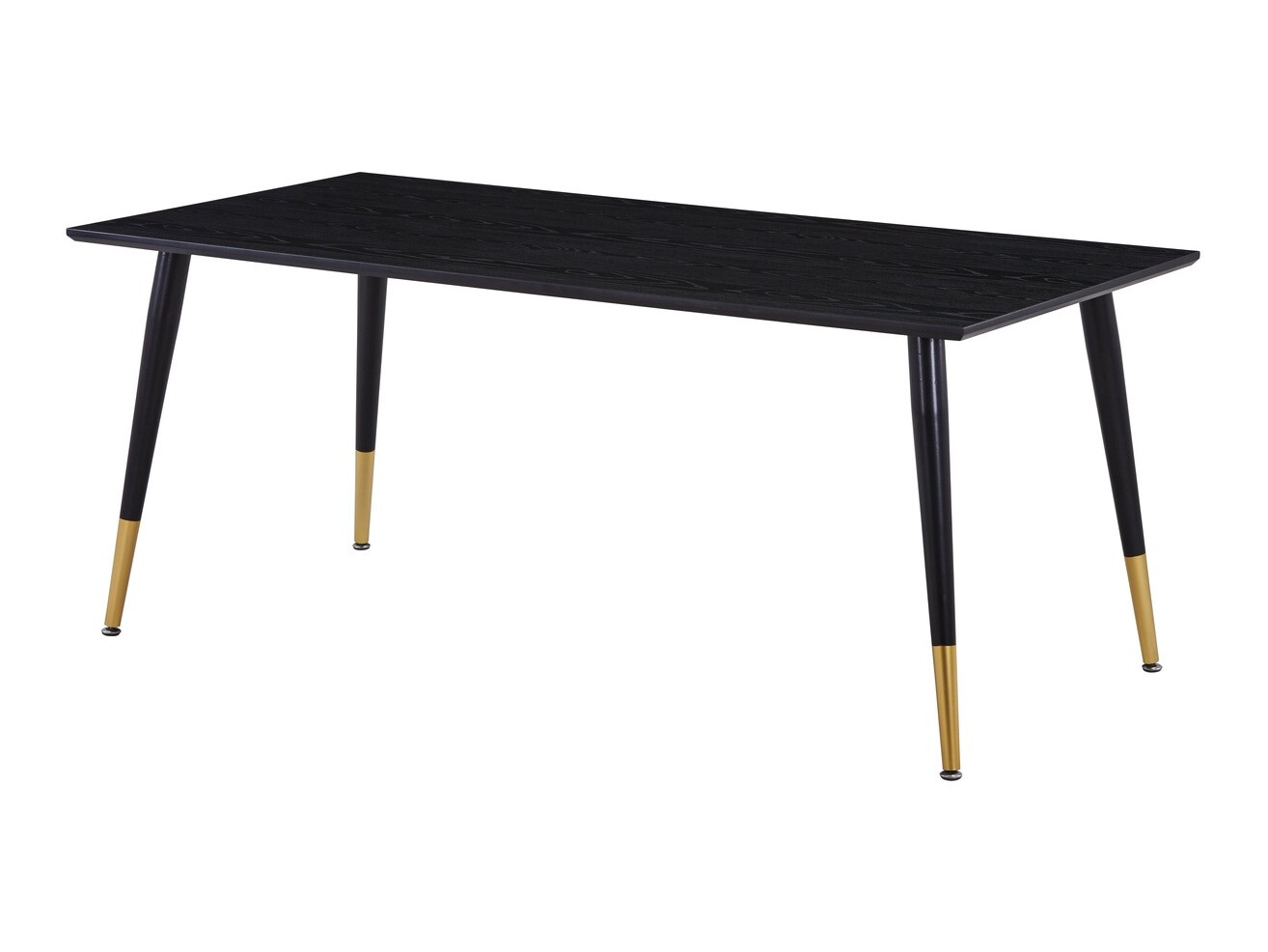 Salle à manger complète Dallas 1256 (Gris + Noir)