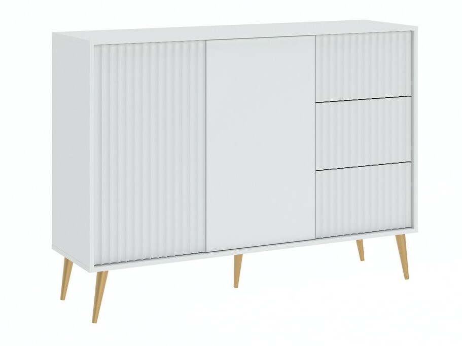 Commode Cirferi 101 (Blanc + Doré)
