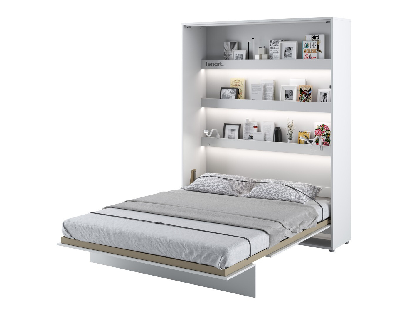 Lit escamotable Concept Pro Lenart (Blanc)