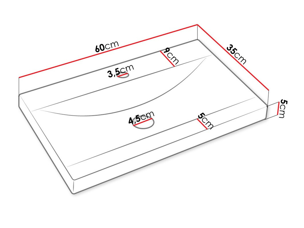 Ensemble de salle de bain Comfivo Delphinus IV (Blanc)