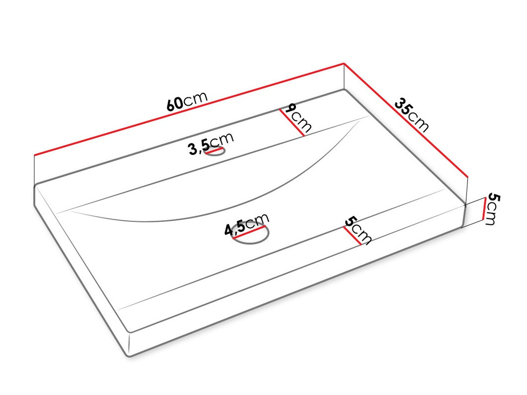 Ensemble de salle de bain Comfivo Delphinus IX (Blanc)