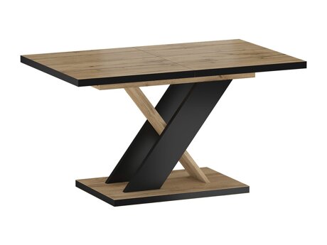 Table Boston 468 (Chêne Artisan + Noir)