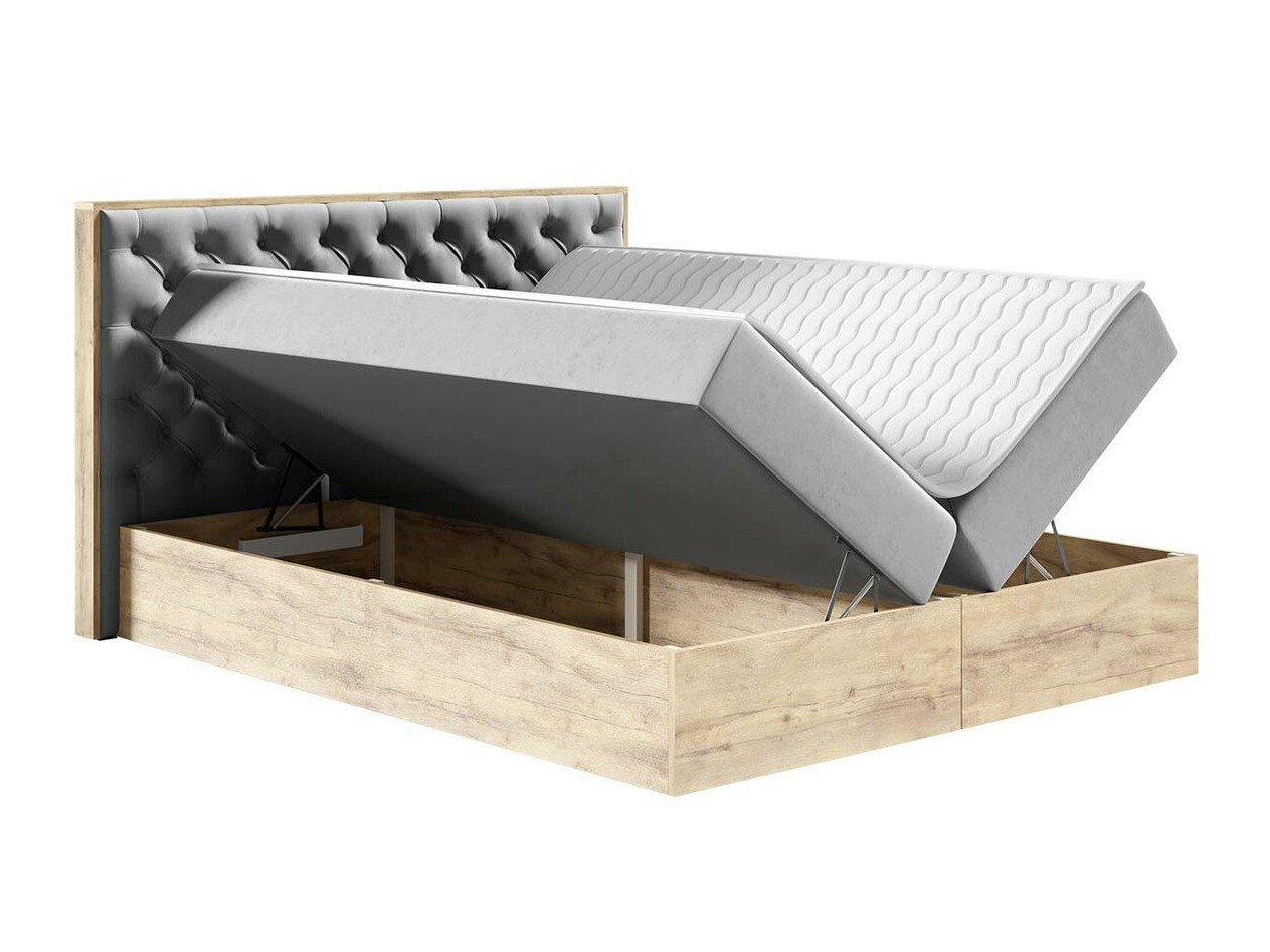 Lit boxspring Navis I (Chêne wotan + Faro 4)