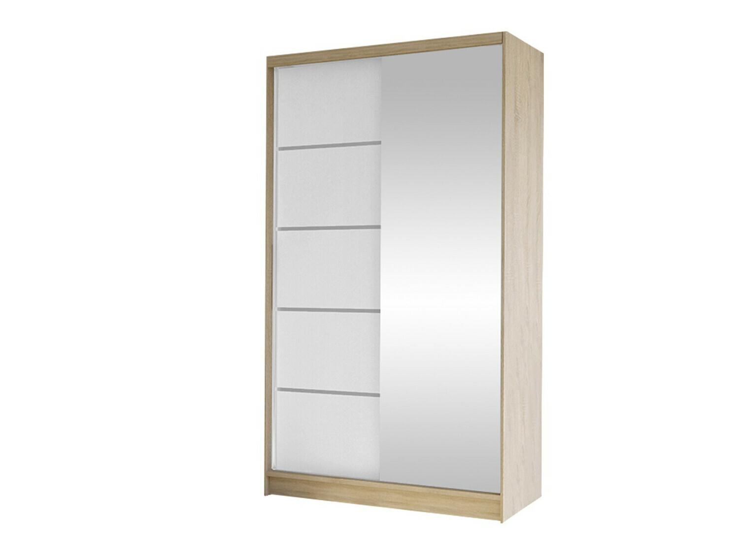 Armoire Closico Fractor III (Sonoma chêne + Blanc)