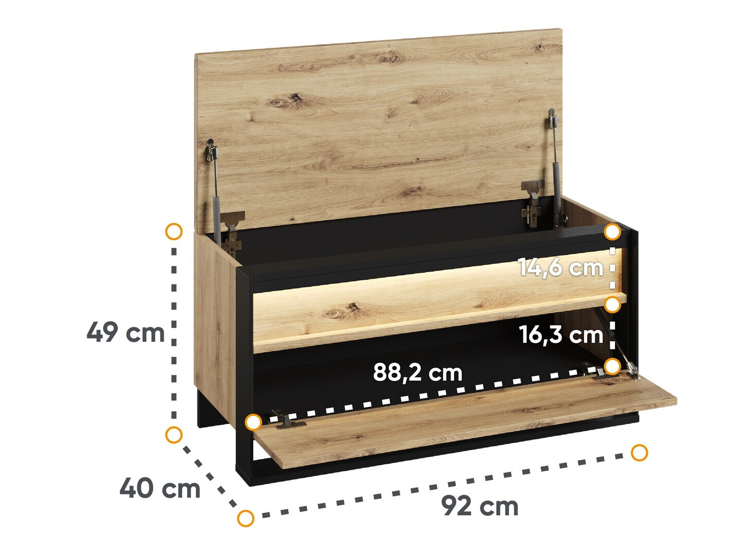 Meubles à chaussures Luliru 145
