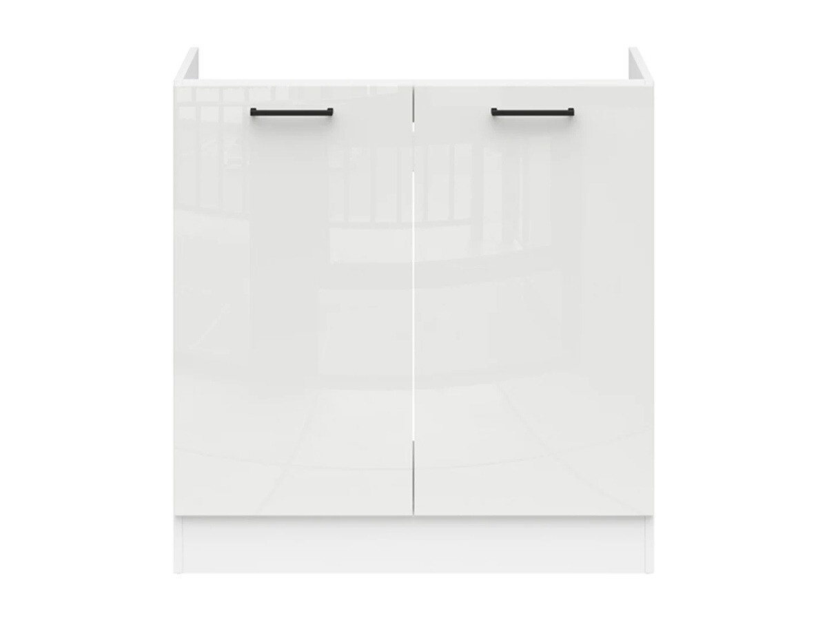 Armoire modulaire pour évier avec portes Line White 114