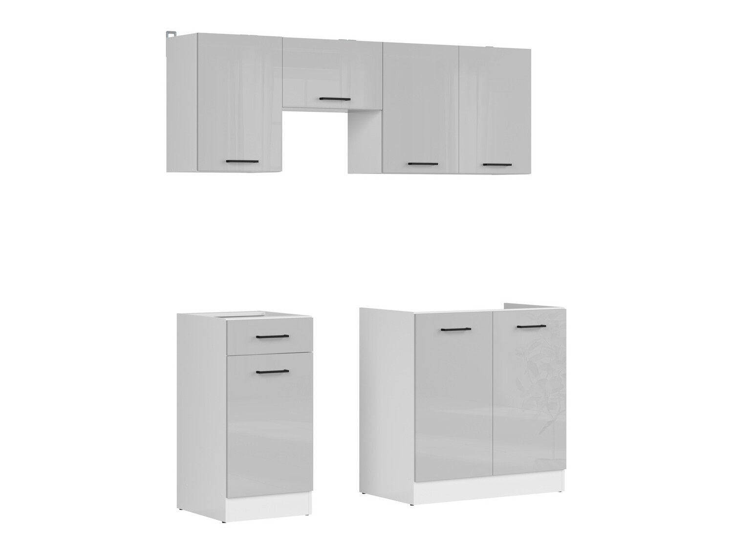 Cuisine complète modulaire Line Grey 117