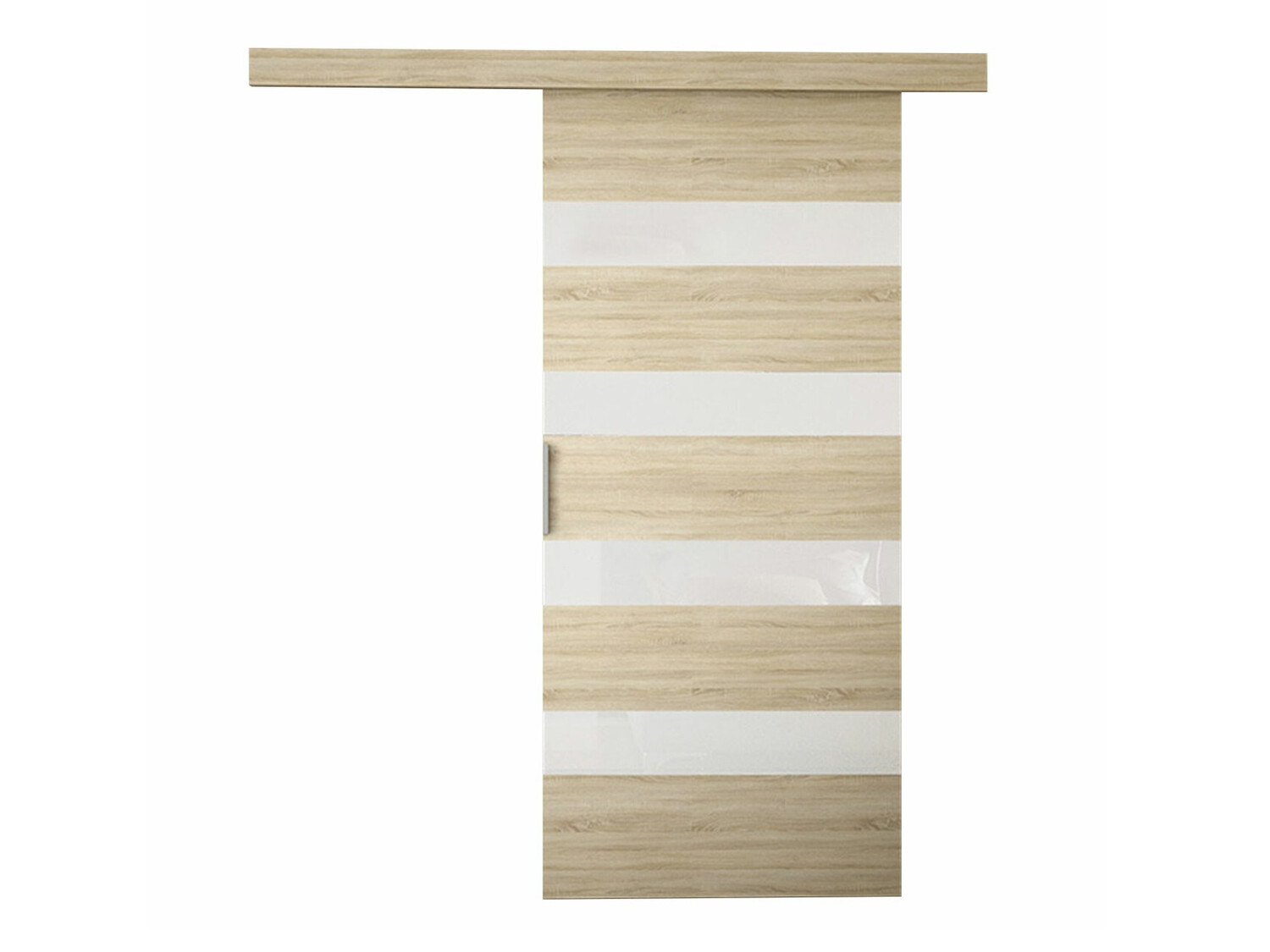 Porte coulissante Closico 173 (Sonoma chêne + Blanc)