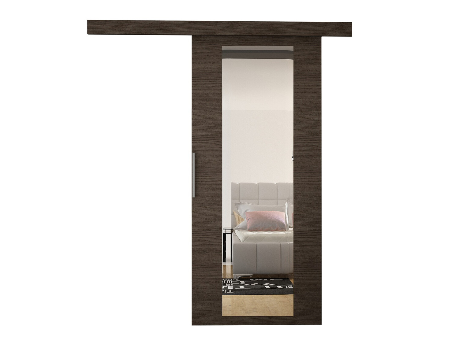 Porte coulissante Closico Materia IV (Marron)