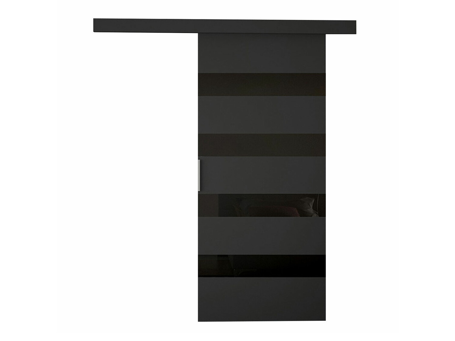 Porte coulissante Closico Materia V (Noir)