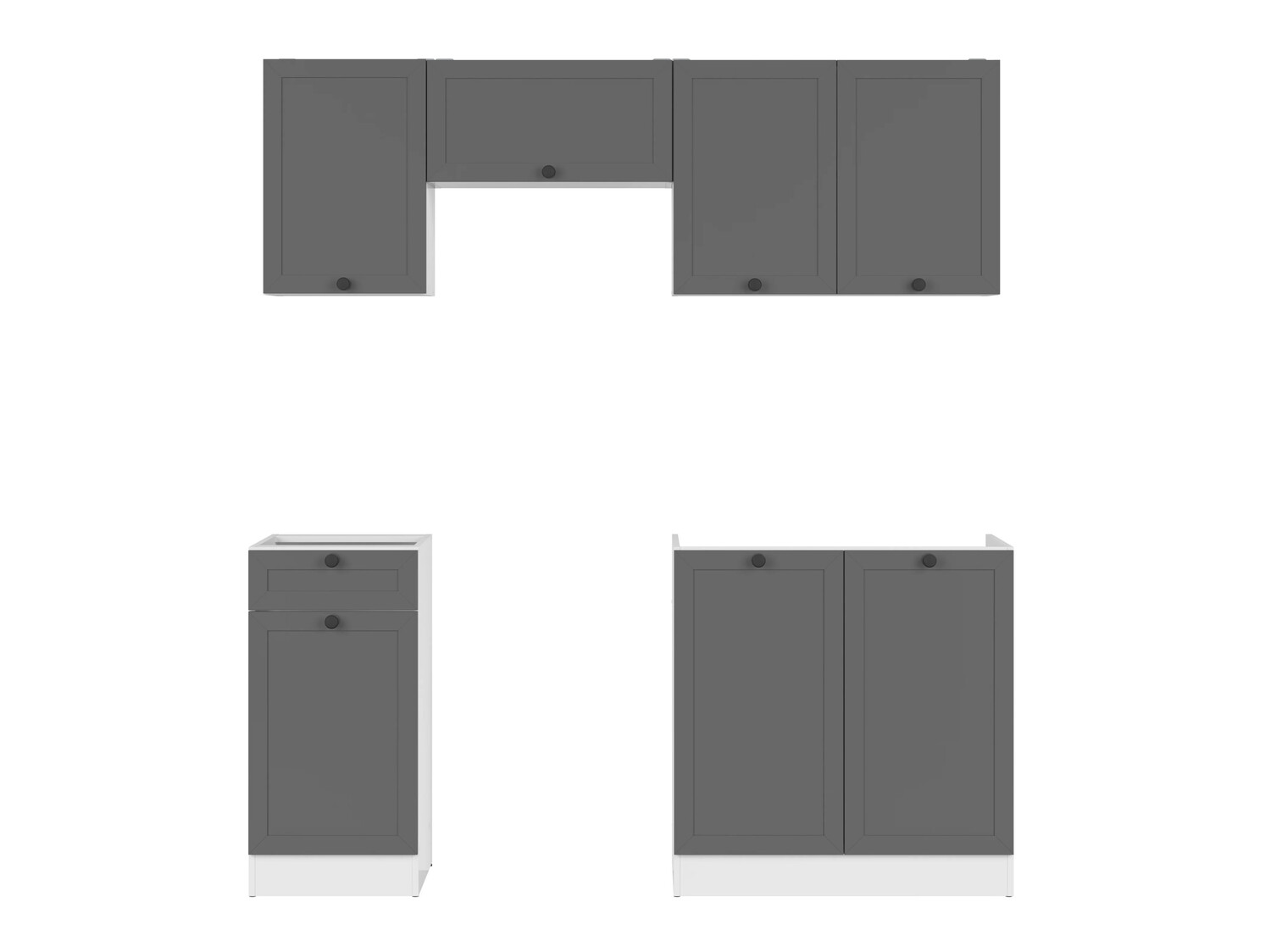 Cuisine complète modulaire Classic Grey 118