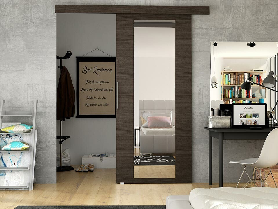 Porte coulissante Closico Fundus IV (Marron)