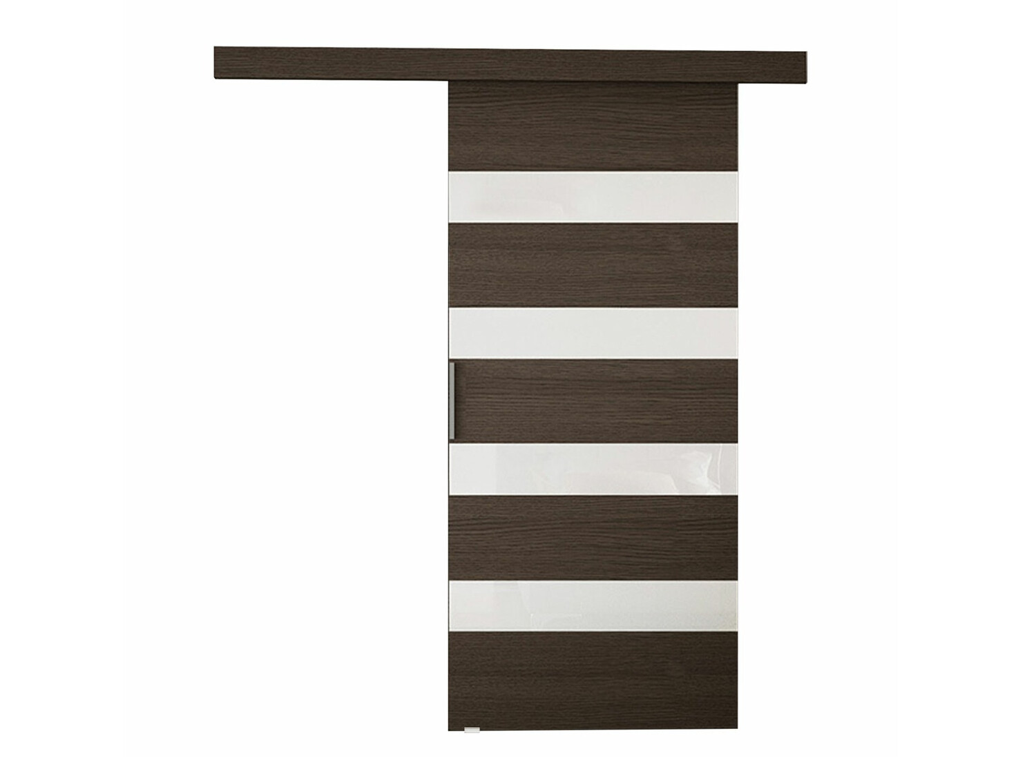 Porte coulissante Closico Fundus V (Marron + Blanc)