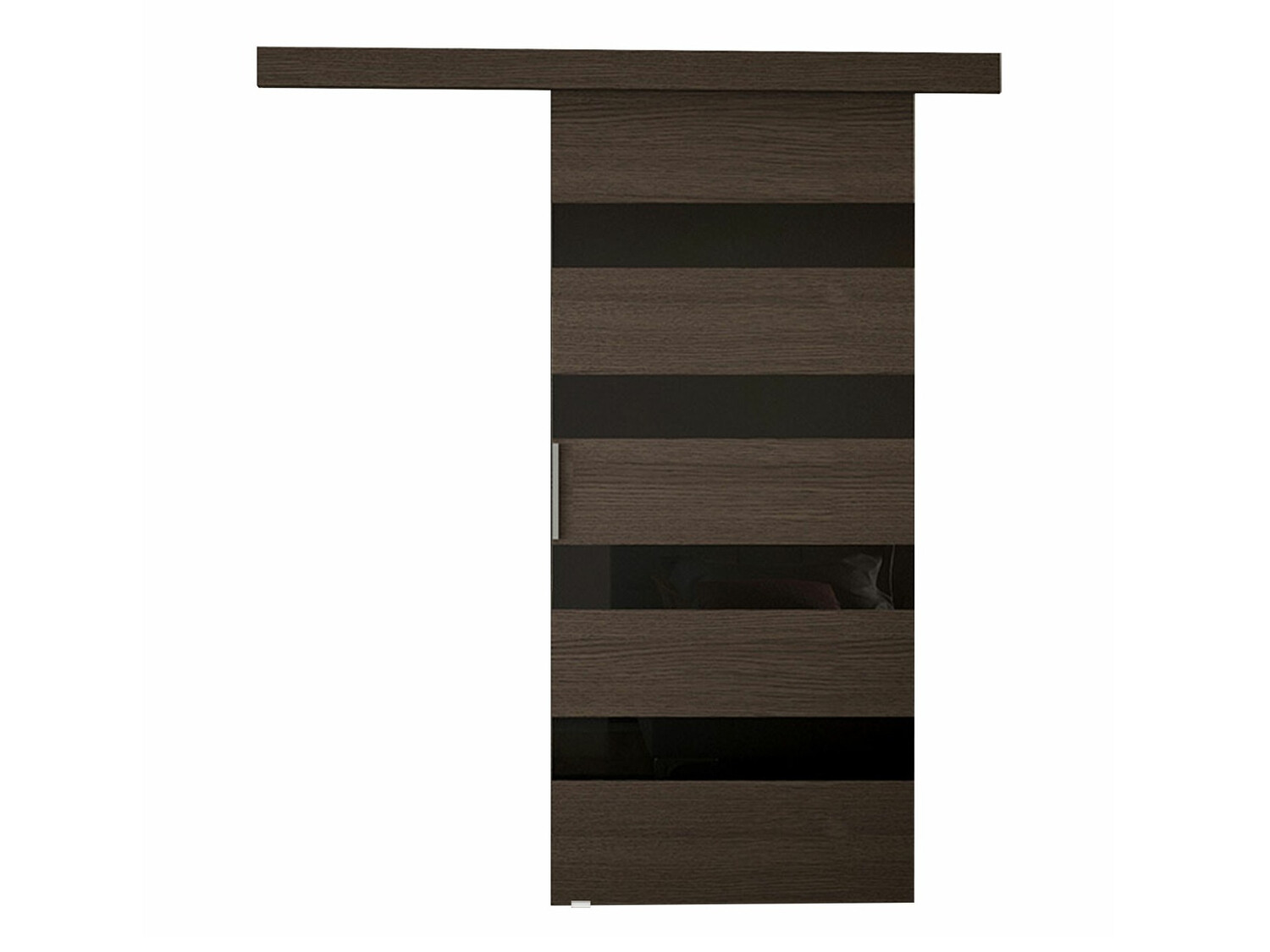 Porte coulissante Closico Fundus V (Marron + Noir)