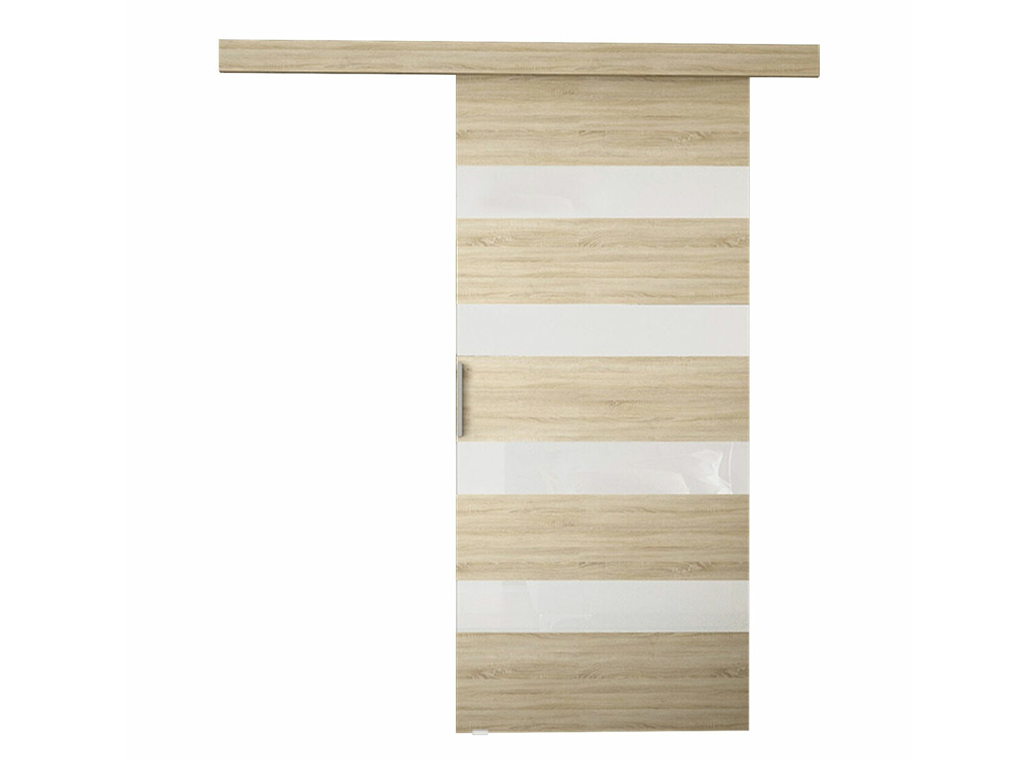 Porte coulissante Closico Fundus V (Sonoma chêne + Blanc)
