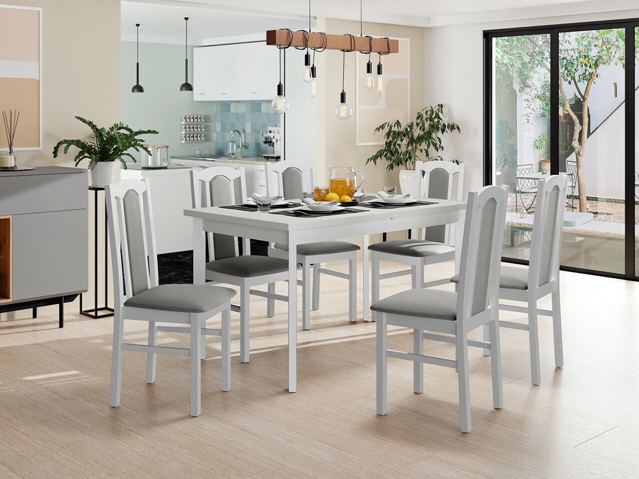 Salle à manger complète Victorville 313 (Hygge 91)