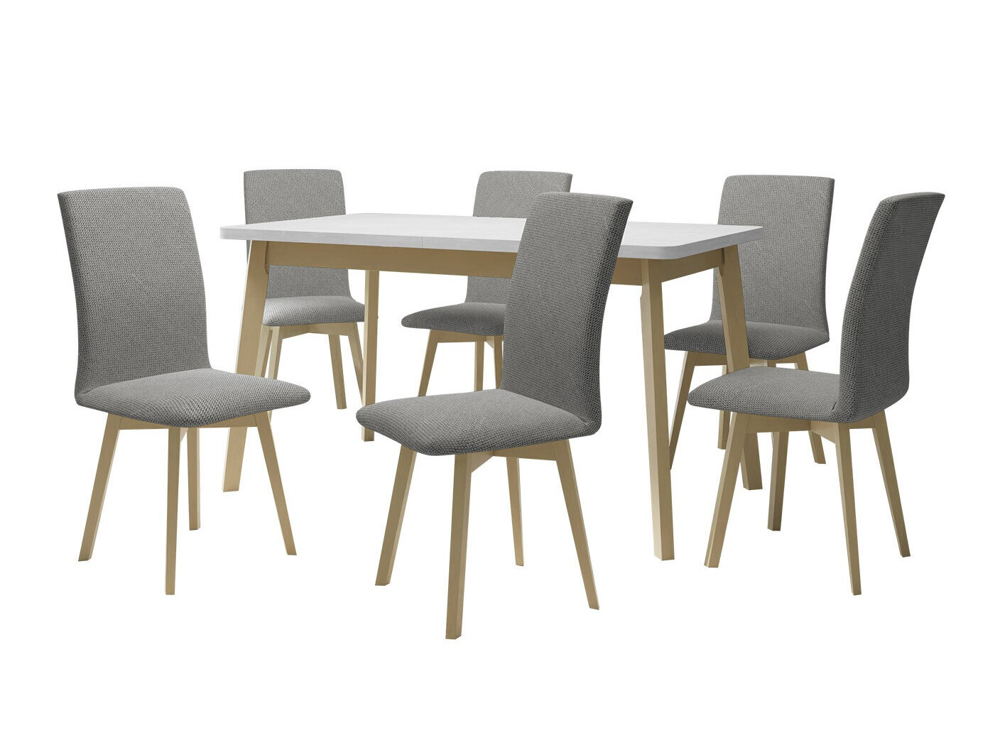 Salle à manger complète Victorville 323 (Sonoma chêne)