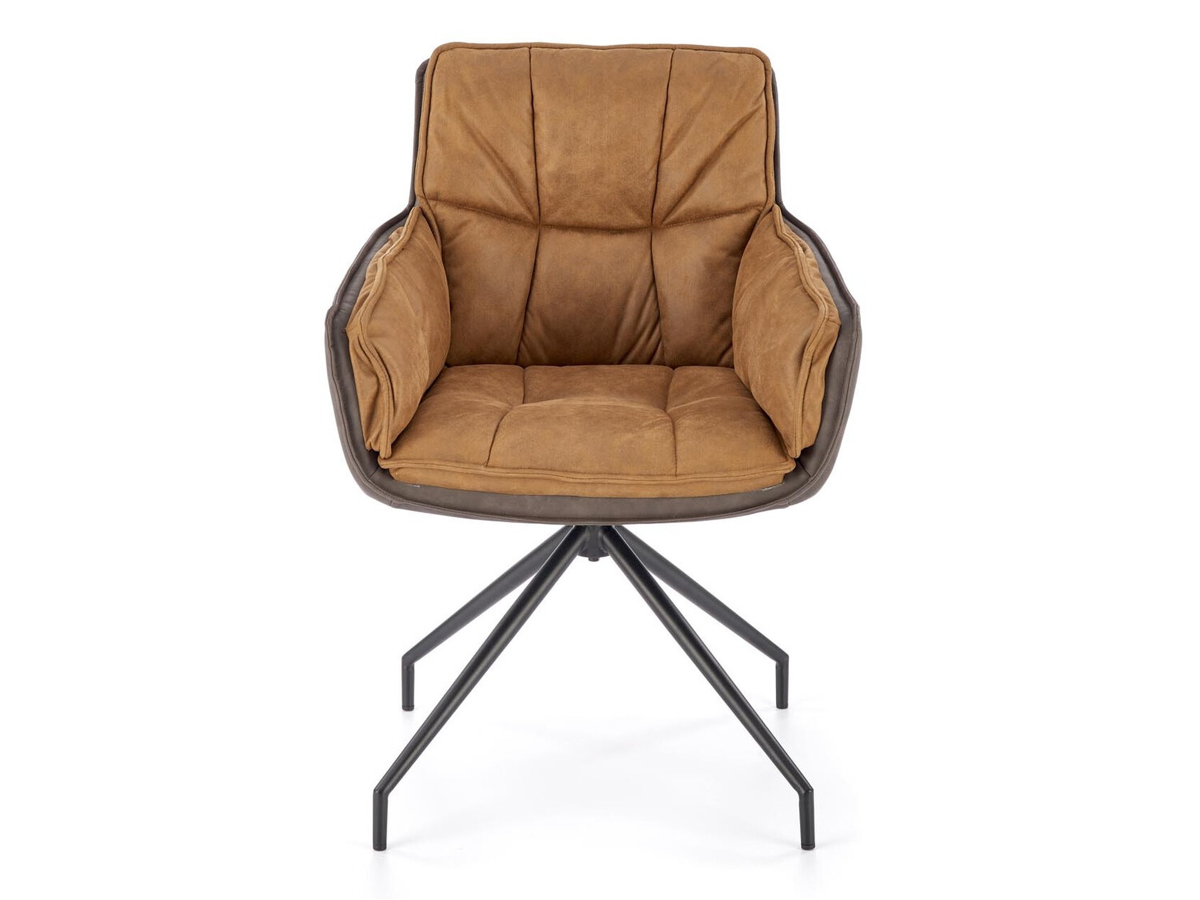 Chaise Houston 1548 (Marron + Brun foncé)