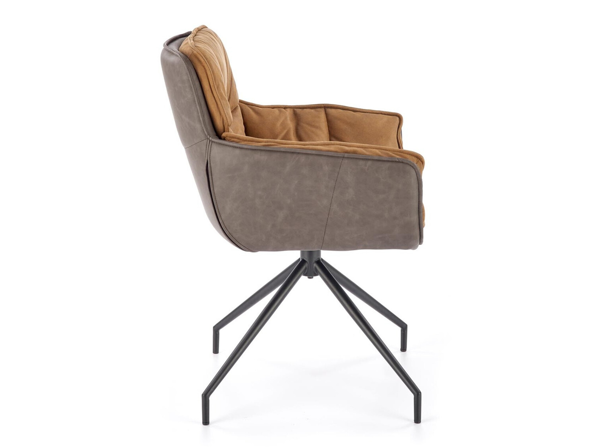 Chaise Houston 1548 (Marron + Brun foncé)