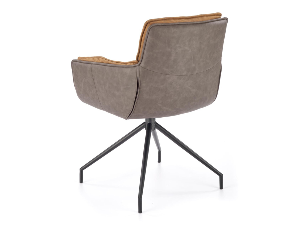 Chaise Houston 1548 (Marron + Brun foncé)