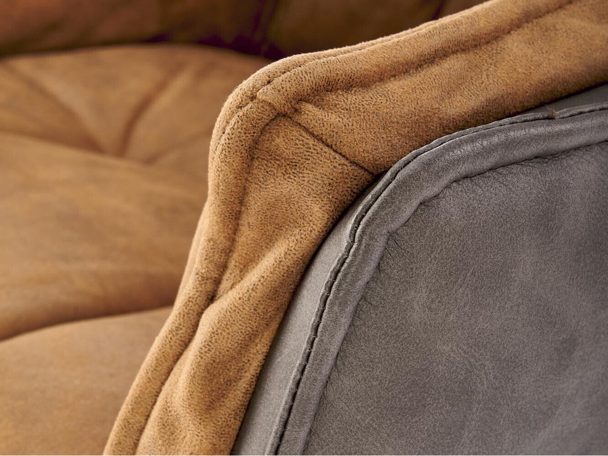Chaise Houston 1548 (Marron + Brun foncé)