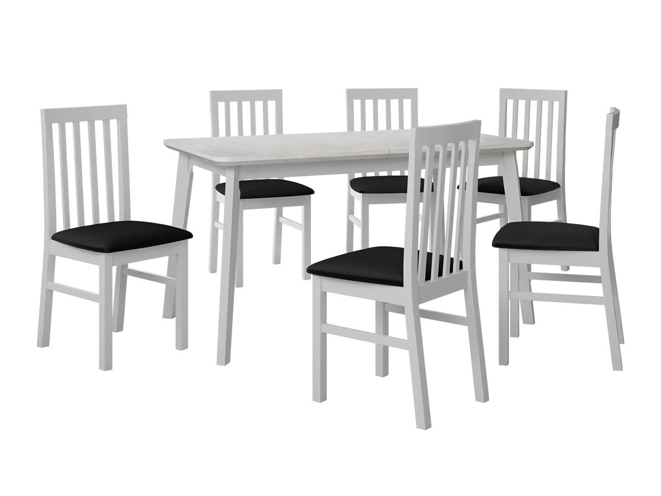 Salle à manger complète Victorville 267 (Blanc)