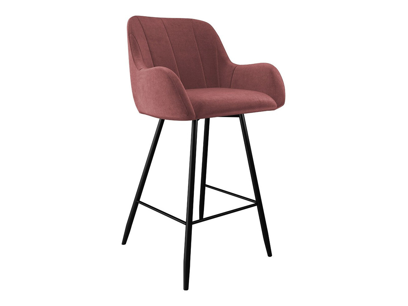 Chaise de bar Jackson 102 (Noir + Magic Velvet 2258)