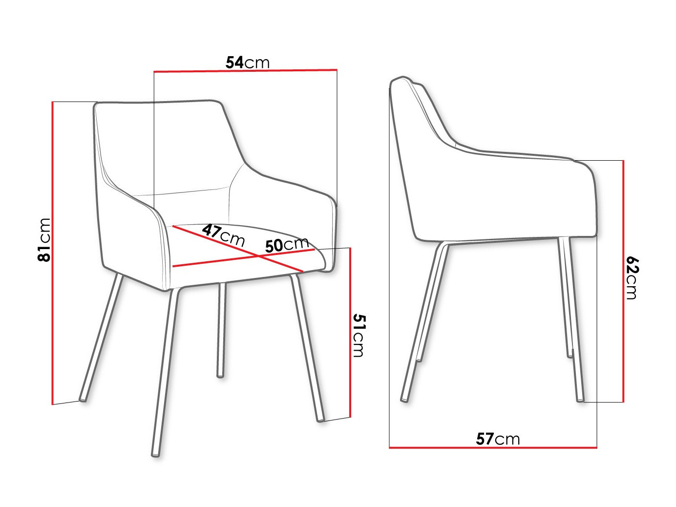 Chaise Jackson 109 (Magic Velvet 2209)