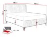 Lit continental Logan 112 (Amor Velvet 4321)