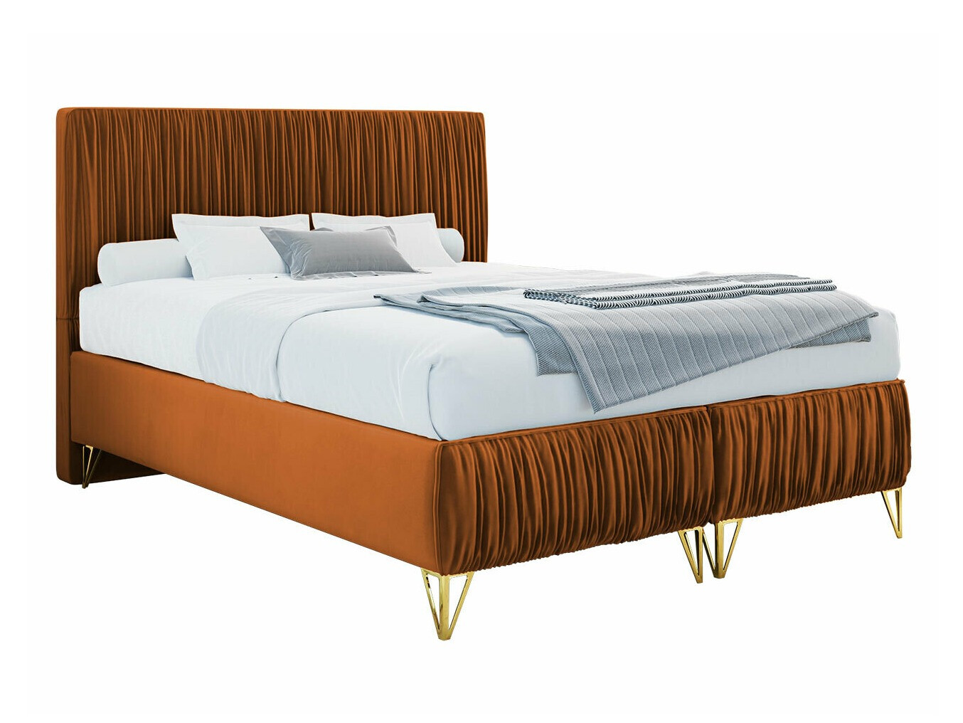 Lit continental Logan 112 (Amor Velvet 4305)