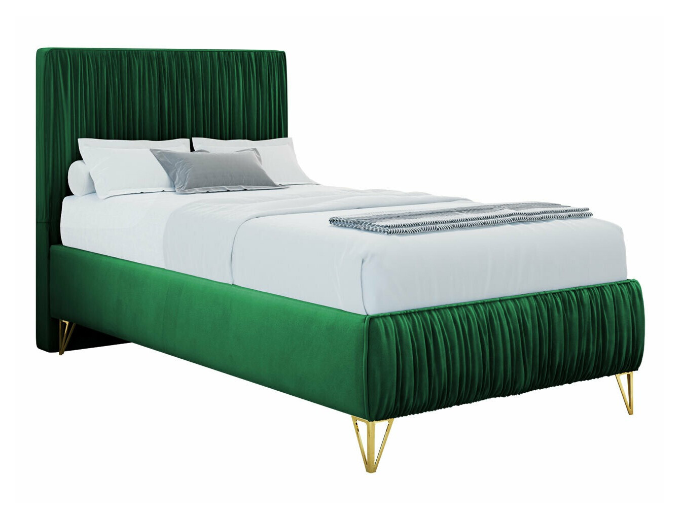 Lit continental Logan 112 (Amor Velvet 4311)