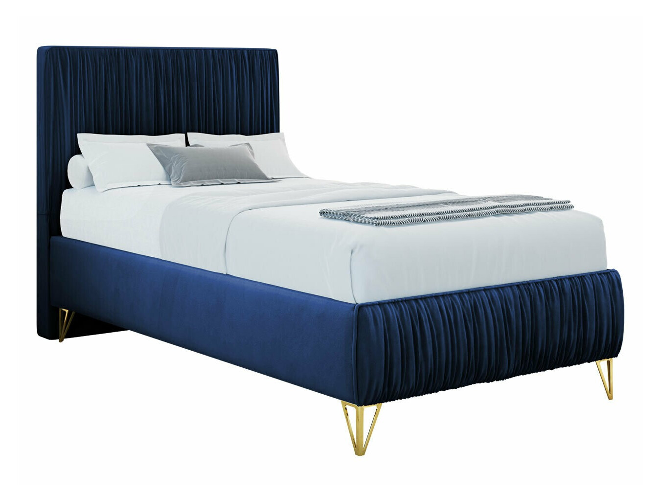 Lit continental Logan 112 (Amor Velvet 4314)