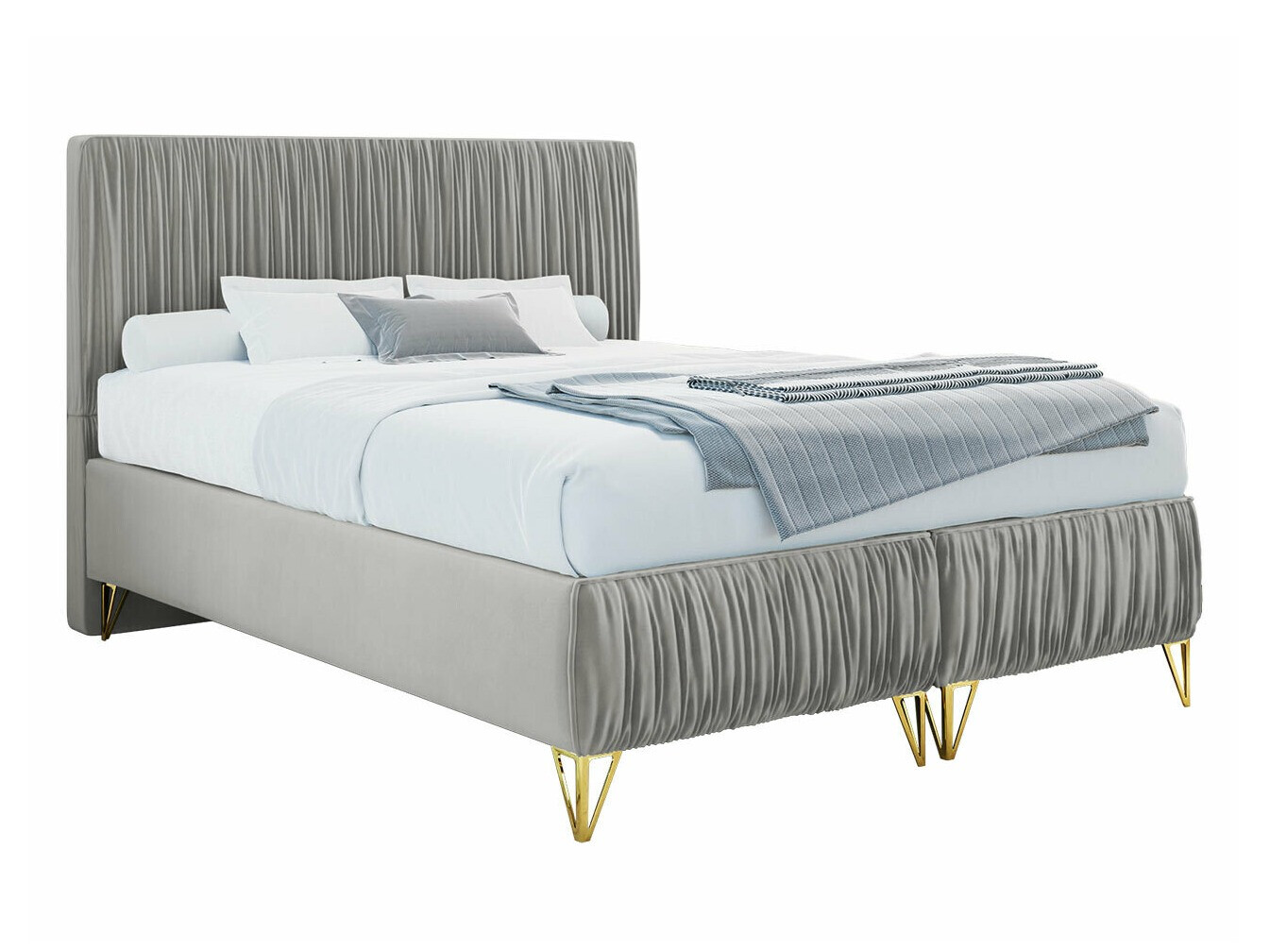 Lit continental Logan 112 (Amor Velvet 4318)