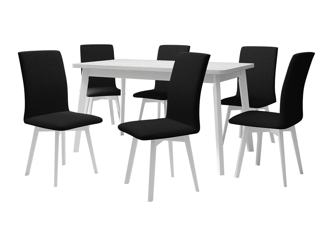 Salle à manger complète Victorville 335 (Blanc)