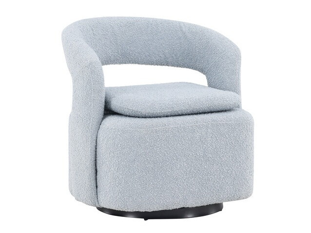 Fauteuil Dallas 3170 (Bleu clair + Noir)