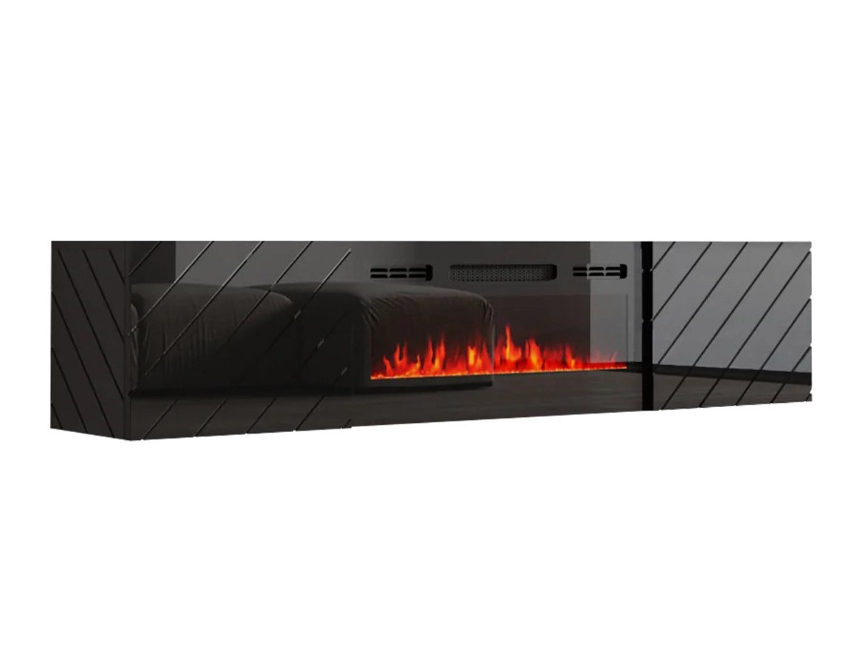 Meuble TV Charlotte 192 (Noir)