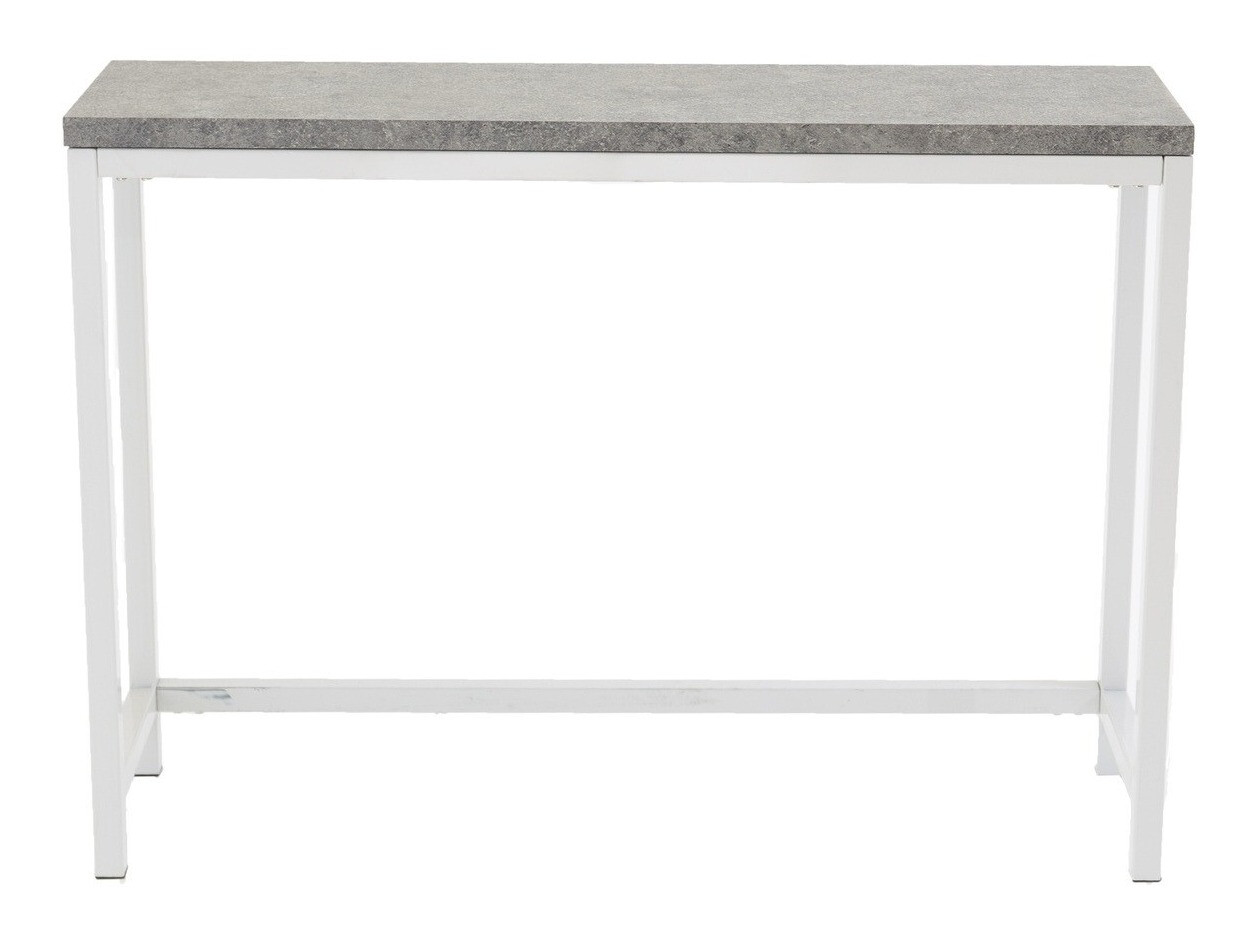 Console Dallas 2468 (Blanc + Béton)