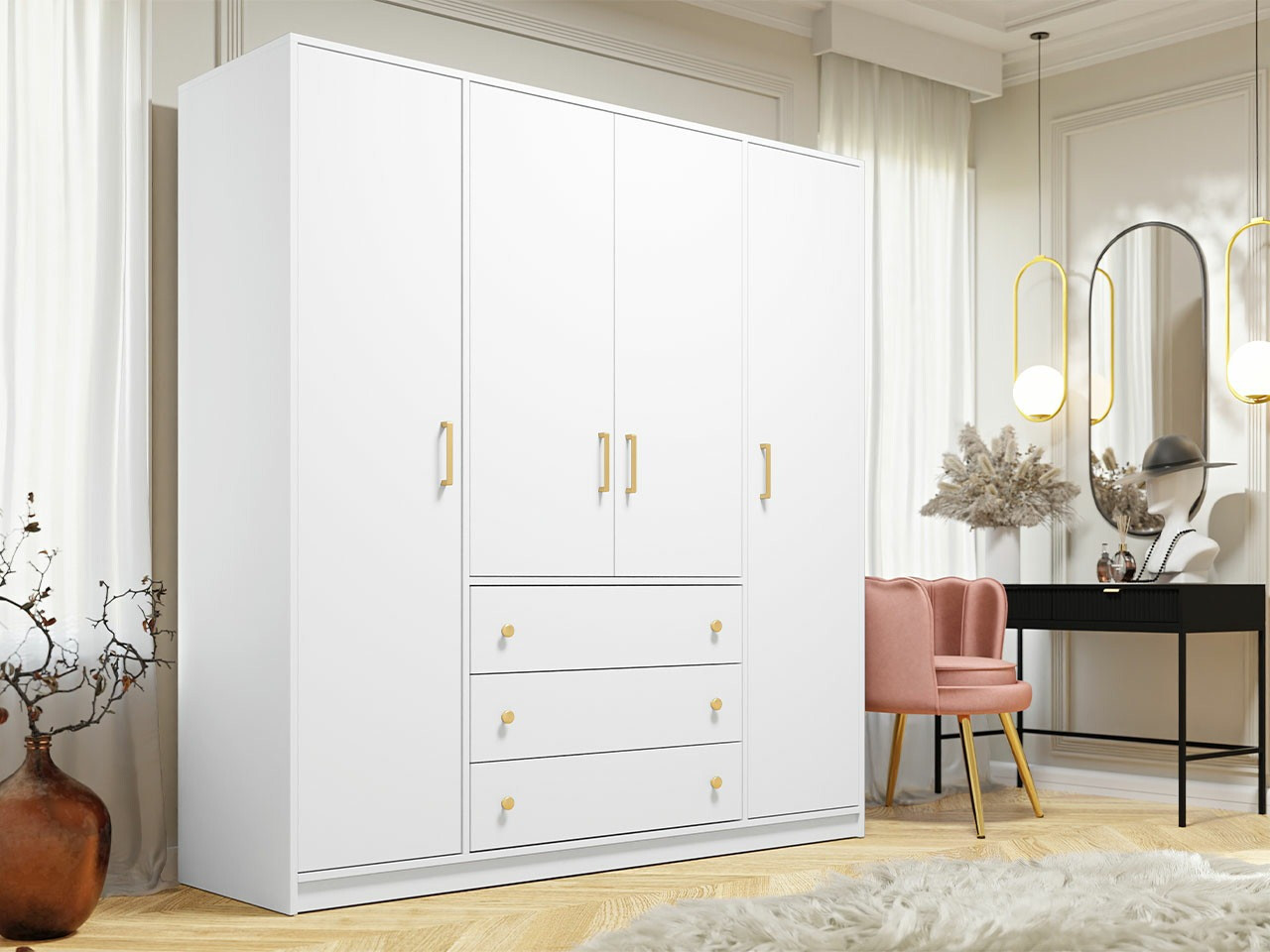Armoire Musum I (Blanc)