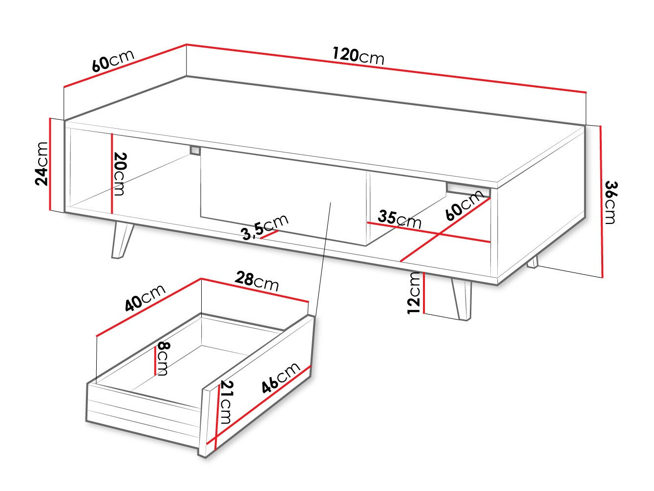 Table basse Comfivo Romtori