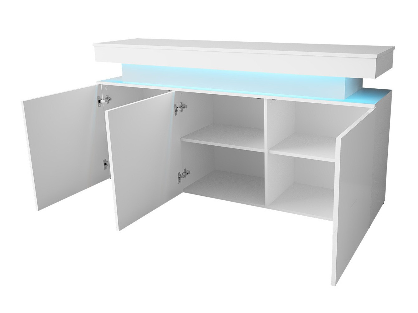 Ensemble de salon Monfero I (Noir + Noir brillant)