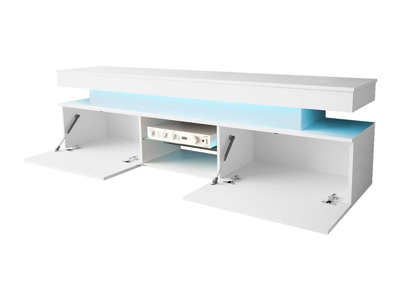 Ensemble de salon Monfero (Noir + Noir brillant)