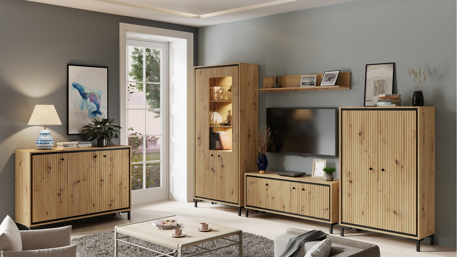 Buffet Reno J100 (Chêne Artisan)