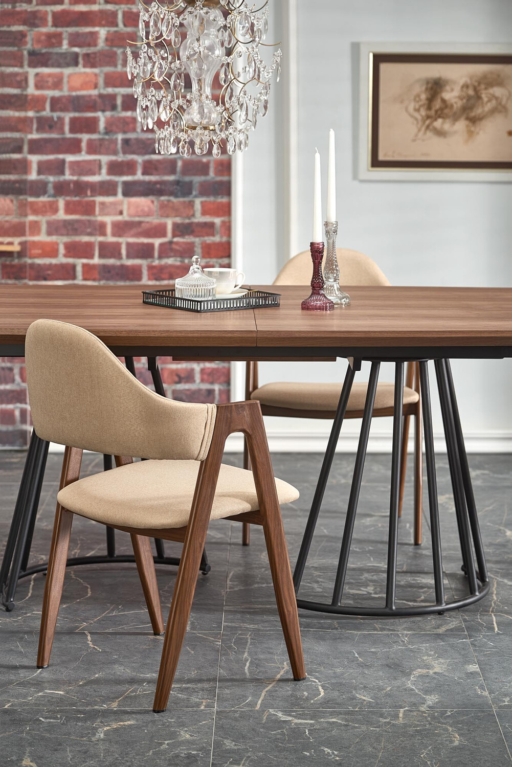 Chaise Houston 1434 (Crème)